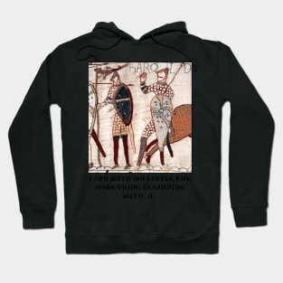 Bayeux Tapestry - I Spy With My Little Eye Something Beginning With 'A' Hoodie